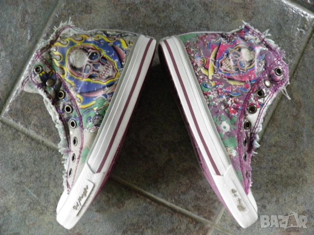 Ed Hardy детски унисекас кецове Uk3,5, снимка 6 - Детски гуменки - 54343024