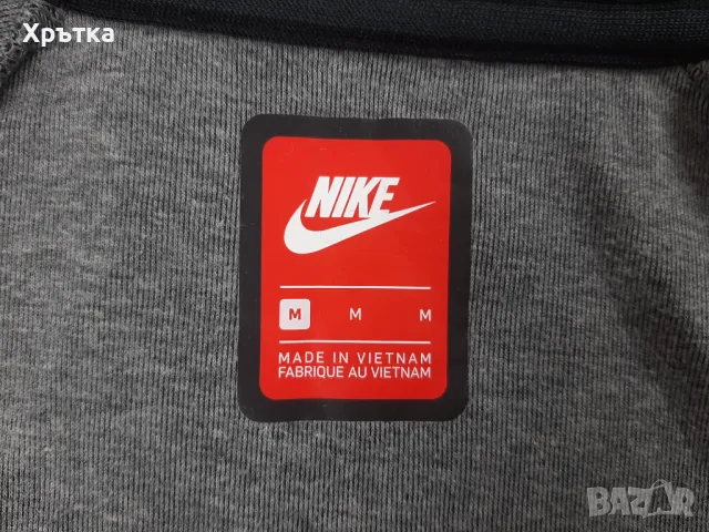 Nike Tech Fleece - Оригинално мъжко горнище размер M, снимка 9 - Спортни дрехи, екипи - 49189945