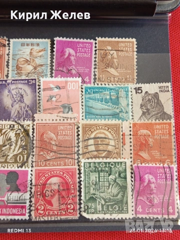 Стари пощенски марки от цял свят смесени АМЕРИКАНСКИ ПРЕЗИДЕНТИ за КОЛЕКЦИЯ 51590, снимка 3 - Филателия - 53199358