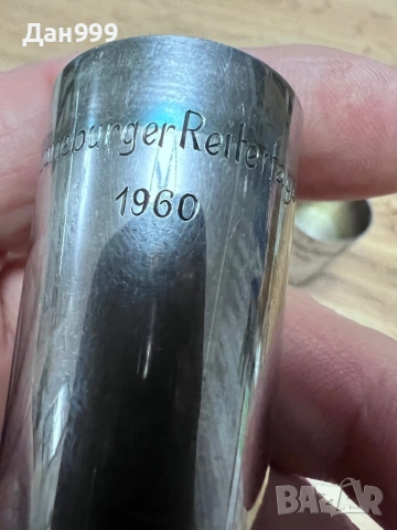 Три антикварни сребърни шотчета, снимка 5 - Антикварни и старинни предмети - 53205391