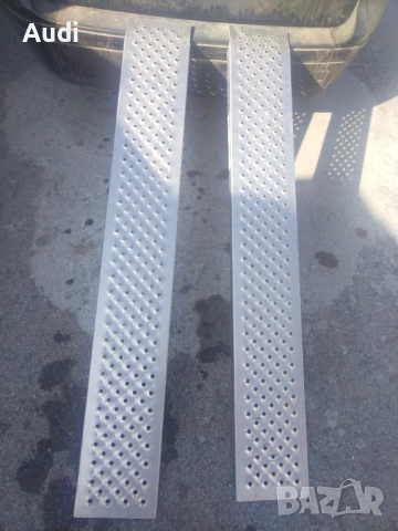 Комплект два броя алумимиеви рампи пътеки за инвалидна рингова количка,мотори,скутери,ATV, трактори, снимка 3 - Аксесоари и консумативи - 52855814