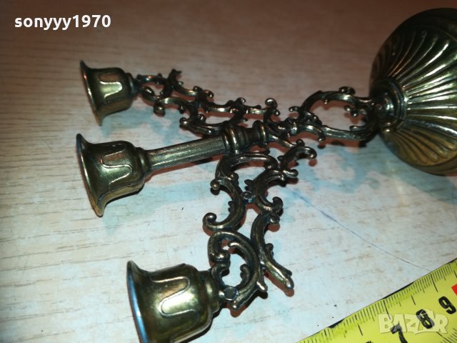 кокетен свещник мед/месинг 0912202029, снимка 16 - Колекции - 31069339