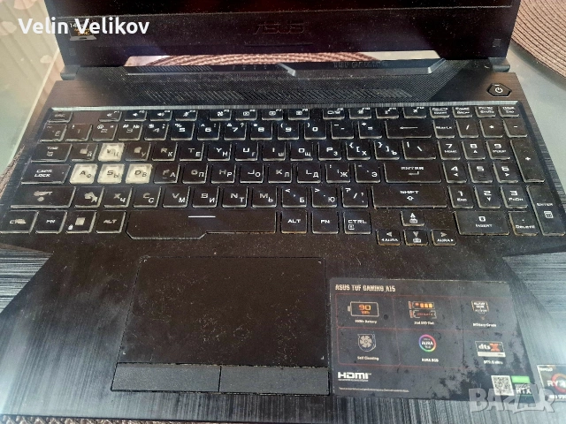 Лаптоп Gaming ASUS TUF FA506IV A15 за части, снимка 3 - Части за лаптопи - 54081259