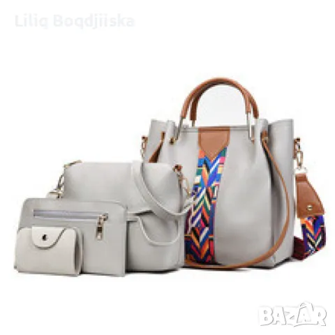 Тотален Хит Дамска чанта 4в1 - Различни цветове модел 2025 bag6, снимка 1