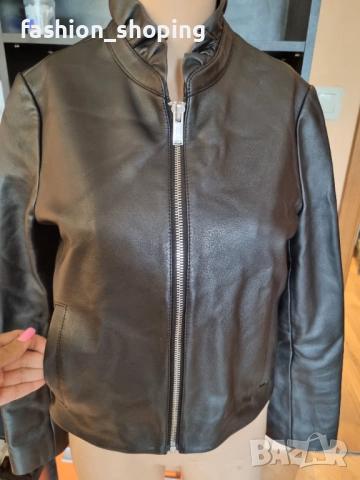 Дамско кожено яке Claudie Pierlot Paris, размер 38, снимка 3 - Якета - 51864202