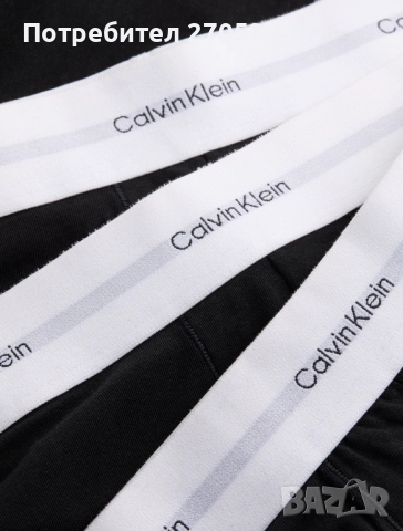Нови Calvin Klein комплект от 3 бр. мъжки боксерки, размер L, снимка 2 - Бельо - 51512056