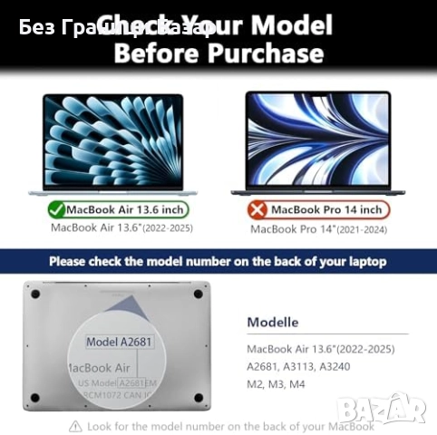 Ново Матово фолио против отблясъци и синя светлина лаптоп MacBook Air 13", снимка 2 - Други - 52158525