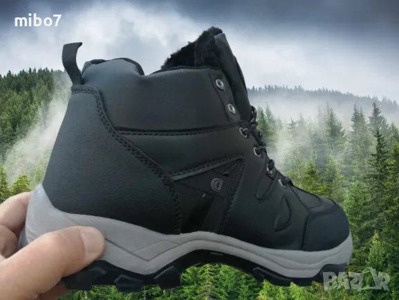 Мъжки зимни боти с топъл хастар Caidai., снимка 4 - Мъжки боти - 47654870