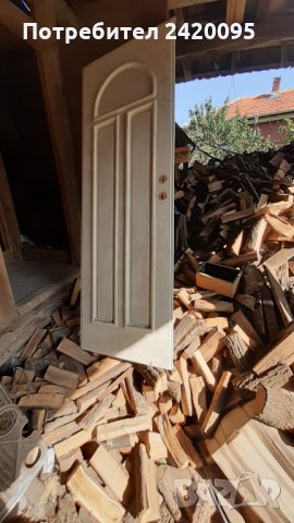 Продавам дървена врата-80лв, снимка 3 - Интериорни врати - 30171291