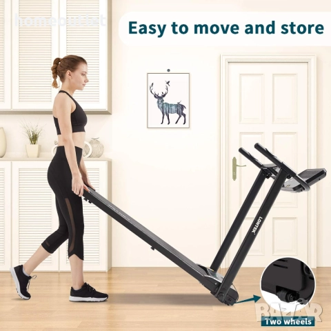 Сгъваема пътека за бягане LONTEK PBJ-P5, снимка 4 - Фитнес уреди - 52521416