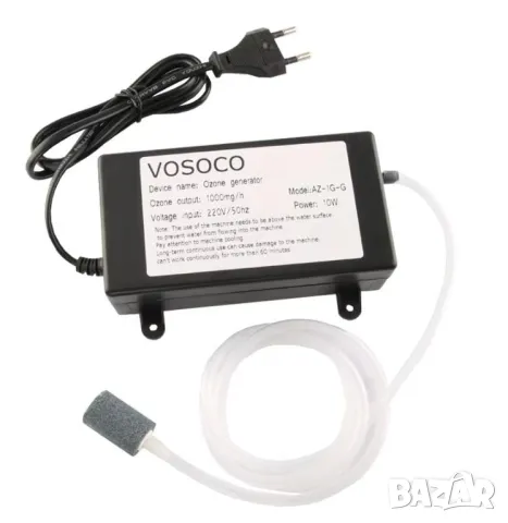 Преносим Озон Генератор на Озон Почистваща Машина за Вода Зеленчуци Плодове Месо Миризми 10W 1000mgh, снимка 16 - Други - 48212328