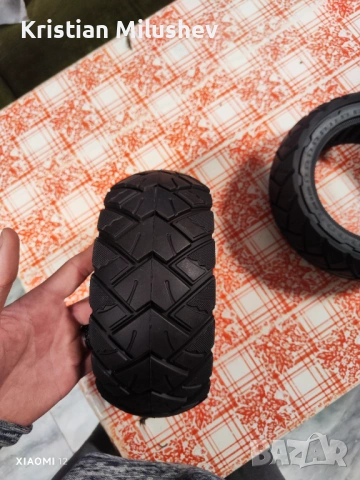 Бандажни гуми с размери 90/65-6.5, снимка 2 - Гуми и джанти - 53916540