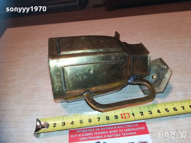 ретро чаиник-масивен мед/месинг-внос франция 1702211810, снимка 9 - Антикварни и старинни предмети - 31854258