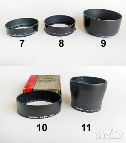 СЕННИЦИ за обективи, снимка 3 - Обективи и филтри - 50073305