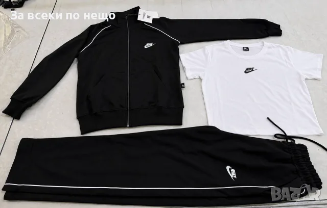 Nike Дамски Спортен Комплект С Гумирано Лого🔝Дамски Спортен Екип Найк - Различни Цветове Код PAO-30, снимка 10 - Спортни екипи - 56132295