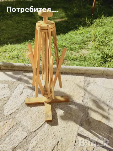 Дървена мотовилка, снимка 2 - Антикварни и старинни предмети - 47382784