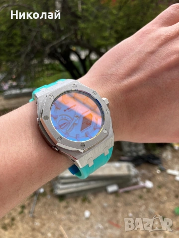 Casio G-Shock Tiffany Blue GA2100 Mod AP style, снимка 9 - Мъжки - 53975164