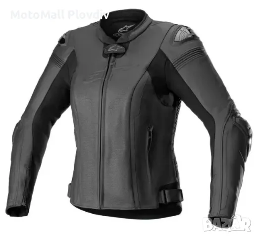 Alpinestars Stella Missile V2 Womens Leather Jacket - Black/Black, снимка 2 - Аксесоари и консумативи - 49282128