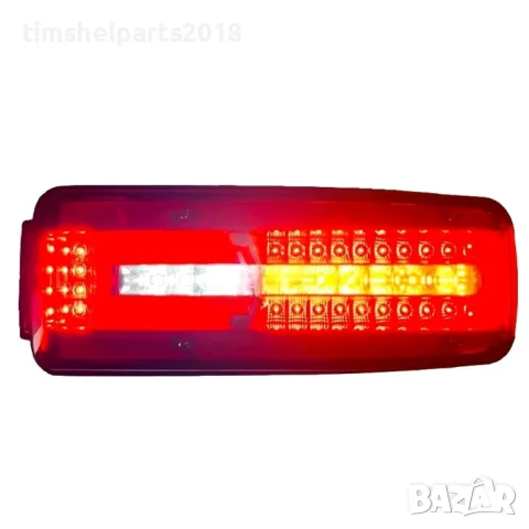 Комплект Ляв и Десен LED стопове Man TGX/TGS/TGL/TGM 24V с 8 функции E-Mark, снимка 2 - Части - 56140265