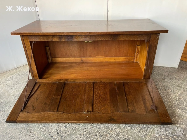 МАСИВЕН ДЪБОВ ШКАФ/САНДЪК стил Рустик, снимка 3 - Шкафове - 54255657