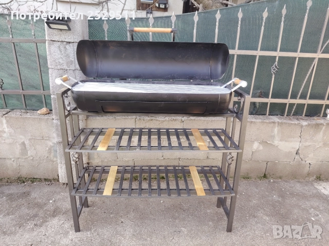 барбекю скара Нова с капак за опушване, снимка 4 - Скари - 52997014