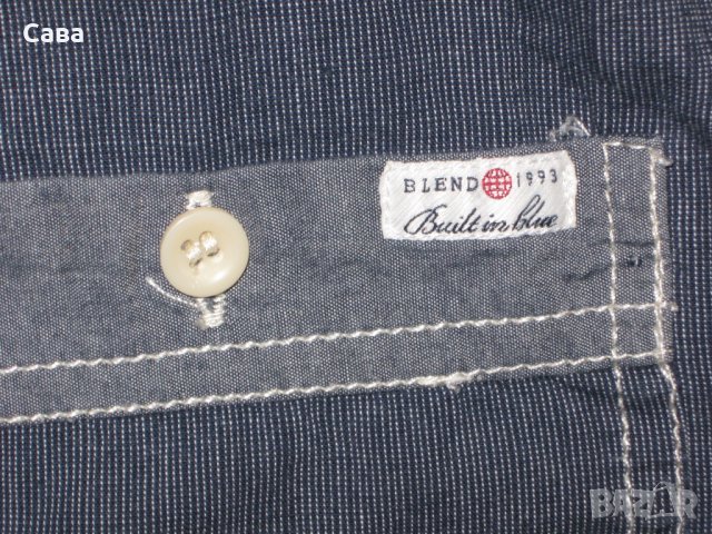 Риза BLEND   мъжка,Л-ХЛ, снимка 4 - Ризи - 32019491