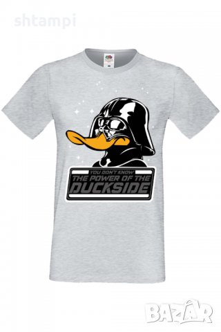 Мъжка тениска Star Wars Power of Duckside,Междузвездни войни,Филм,Изненада,Подарък,Повод,, снимка 5 - Тениски - 37717969