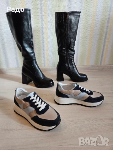 Нови дамски обувки 36 сандали Lasocki високи токчета Graceland естествена кожа маратонки боти на ток, снимка 14 - Дамски обувки на ток - 49365130