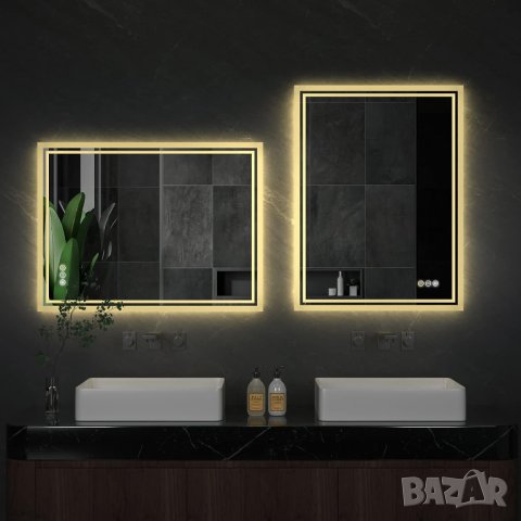 Огледало за баня с LED осветление XMR-C18-813, снимка 2 - Огледала - 42915124