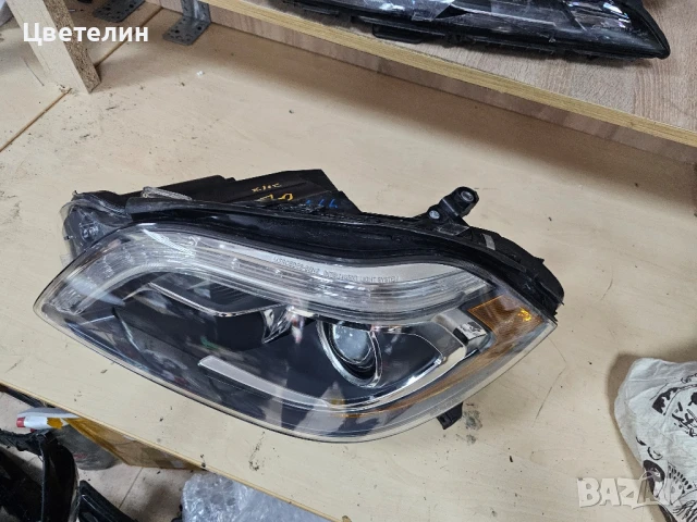 Ляв фар Mercedes GL W166 USA lqv far мерцедес ГЛ 166, снимка 3 - Части - 51241928