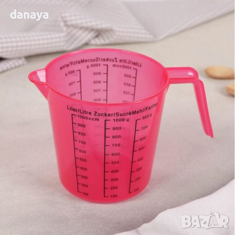 2972 Кухненска мерителна кана мензура мерилка, 1000 ml/g