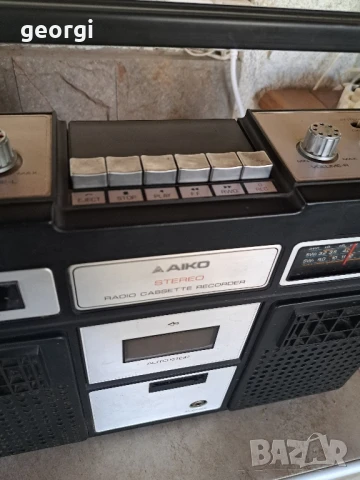 японски радио касетон Aiko, снимка 10 - Радиокасетофони, транзистори - 50996240