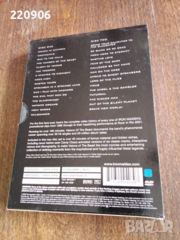 2DVD Iron Maiden – Visions Of The Beast, оригинално издание, снимка 2 - DVD дискове - 54076450