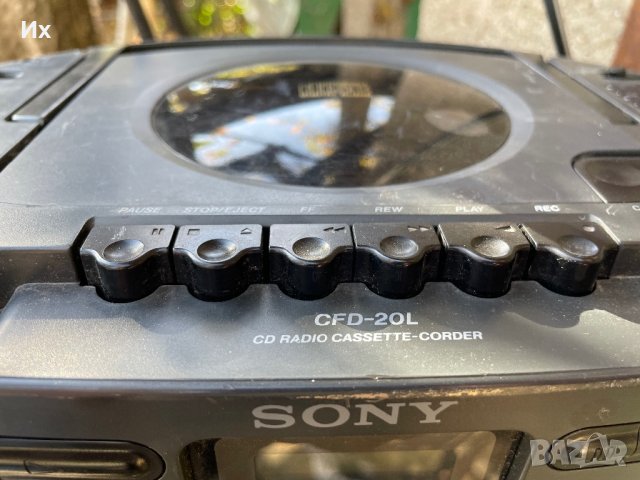 Радиокасетофон Sony CFD-20L, снимка 2 - Аудиосистеми - 29569527