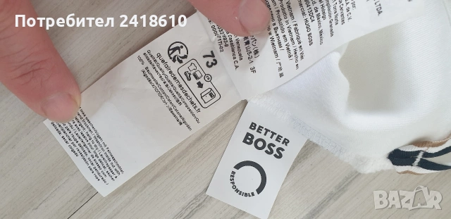 Hugo Boss Palosh 30 Pima Cotton Slim Fit Mens Size M НОВО! ОРИГИНАЛ! Мъжка Тениска!, снимка 13 - Тениски - 53707304