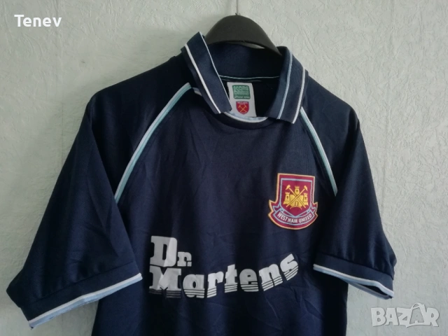 West Ham United 2000/2001 Dr Martens тениска оригинална фланелка трети екип Уест Хем Юнайтед , снимка 3 - Тениски - 38229045