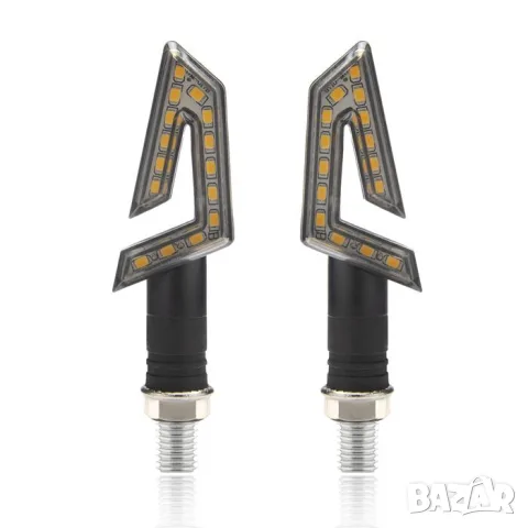 12V мигачи с дневна светлина и оранжев сигнал 2 броя, снимка 2 - Аксесоари и консумативи - 55865943