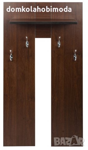 Портманто с 4 двойни закачалки, Лавица, Венге