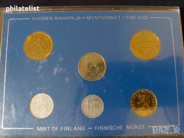 Комплектен сет - Финландия 1983, снимка 1 - Нумизматика и бонистика - 37783220