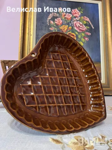 Керамична декорация за стена или форма за кекс., снимка 2 - Форми - 49934274