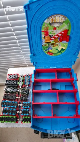 Thomas & Friends Локомотив куфар с колекция от влакчета, снимка 15 - Влакчета, самолети, хеликоптери - 48694930