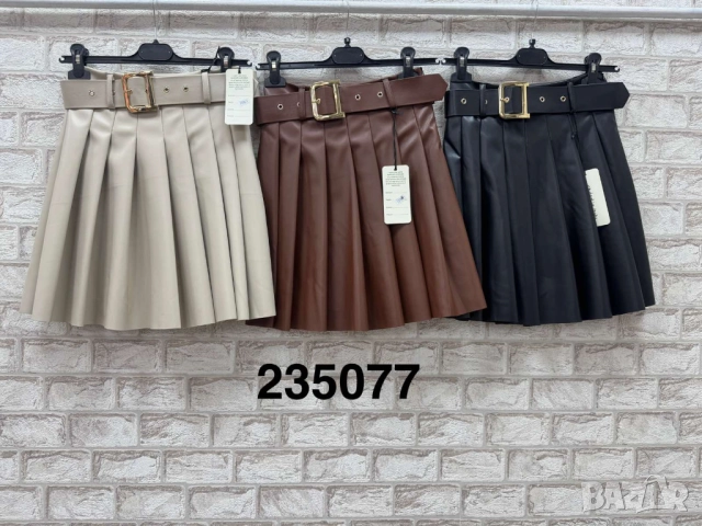 КОЖЕНА ПОЛА 3 цвята , снимка 4 - Поли - 51850803