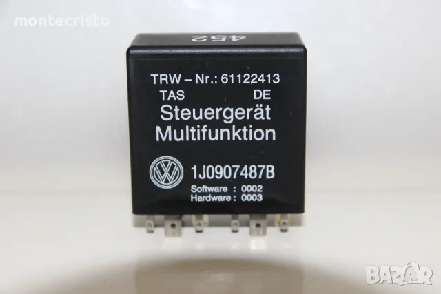 1J0907487B Реле мултифункционален волан VW Sharan (2001-2010г.) Реле 452