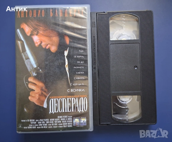 Видеокасета VHS Десперадо , снимка 2 - Други жанрове - 54317321