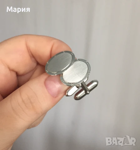 835 L Красиви модерни копчета за ръкавеи Сребро или Медицинска Стомана ? / Картие Знак, снимка 2 - Други - 51273450