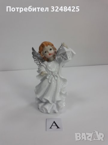 Ангел изправен с фенер- Модел А, снимка 4 - Статуетки - 37925919