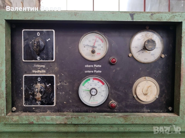 топла преса за врати и фурнир затопляне с електрически нагреватели с размери 2250мм.х 1200мм., снимка 2 - Други машини и части - 53273092