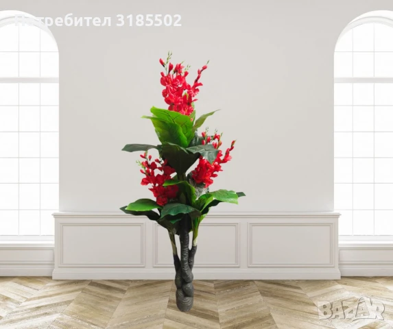 Изкуствено цвете,1.7 метра, снимка 6 - Изкуствени цветя - 51227159