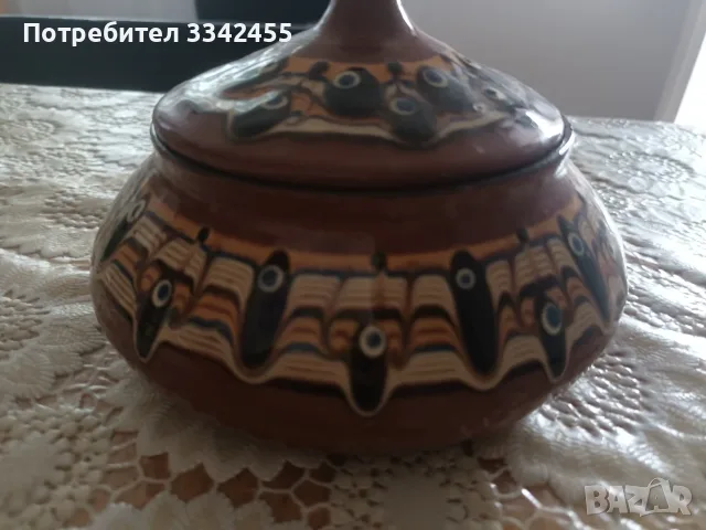 Керамични съдове 3 броя, снимка 2 - Антикварни и старинни предмети - 51623130