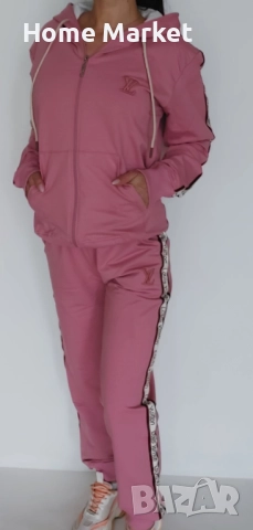 Дамски екип Внос от Турция Доставка до 3 дни с преглед и тест Материята е памук и еластан. Логото е , снимка 9 - Спортни екипи - 51617136